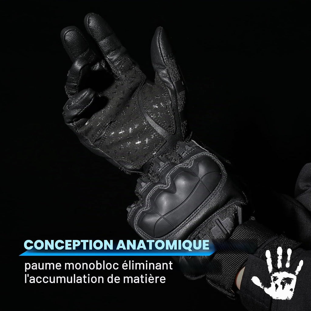 Gant Tactique, Gants De Moto, Gants À Écran Tactile Plein Doigt Pour La Course De VTT, Escalade, Chasse, Motocross, Airsoft, Paintball Et Autres Sports De Plein Air