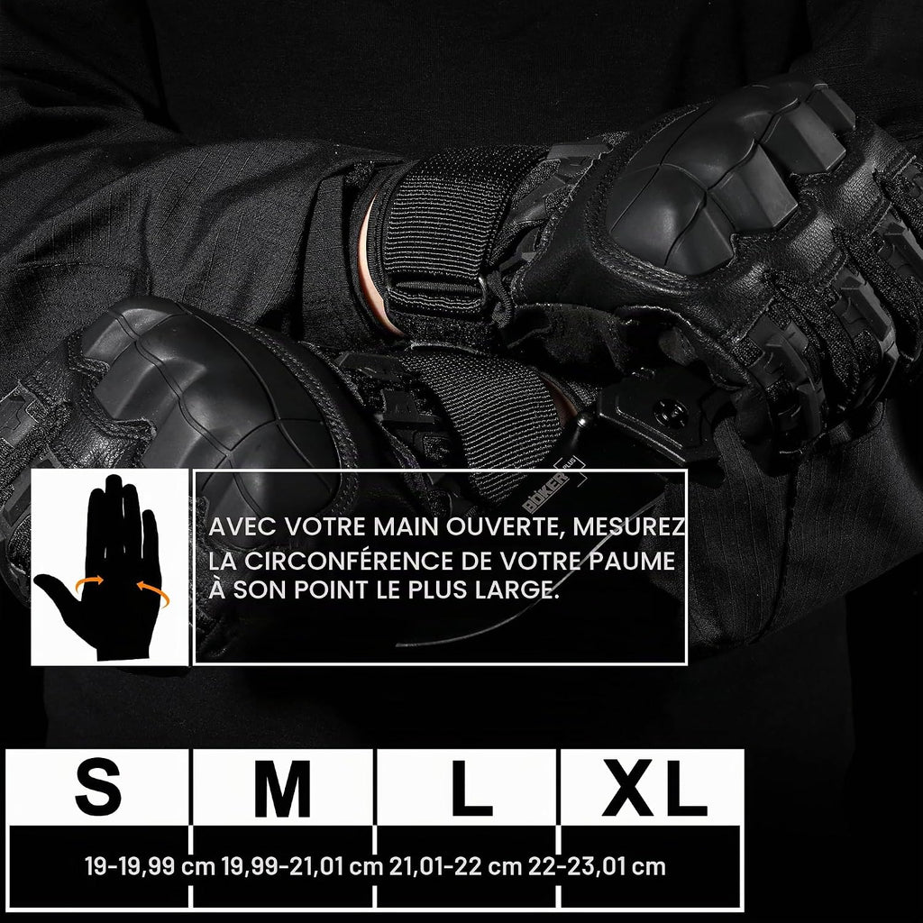 Gant Tactique, Gants De Moto, Gants À Écran Tactile Plein Doigt Pour La Course De VTT, Escalade, Chasse, Motocross, Airsoft, Paintball Et Autres Sports De Plein Air