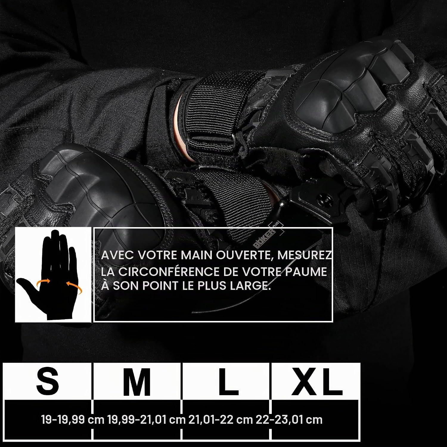 Gant Tactique, Gants De Moto, Gants À Écran Tactile Plein Doigt Pour La Course De VTT, Escalade, Chasse, Motocross, Airsoft, Paintball Et Autres Sports De Plein Air